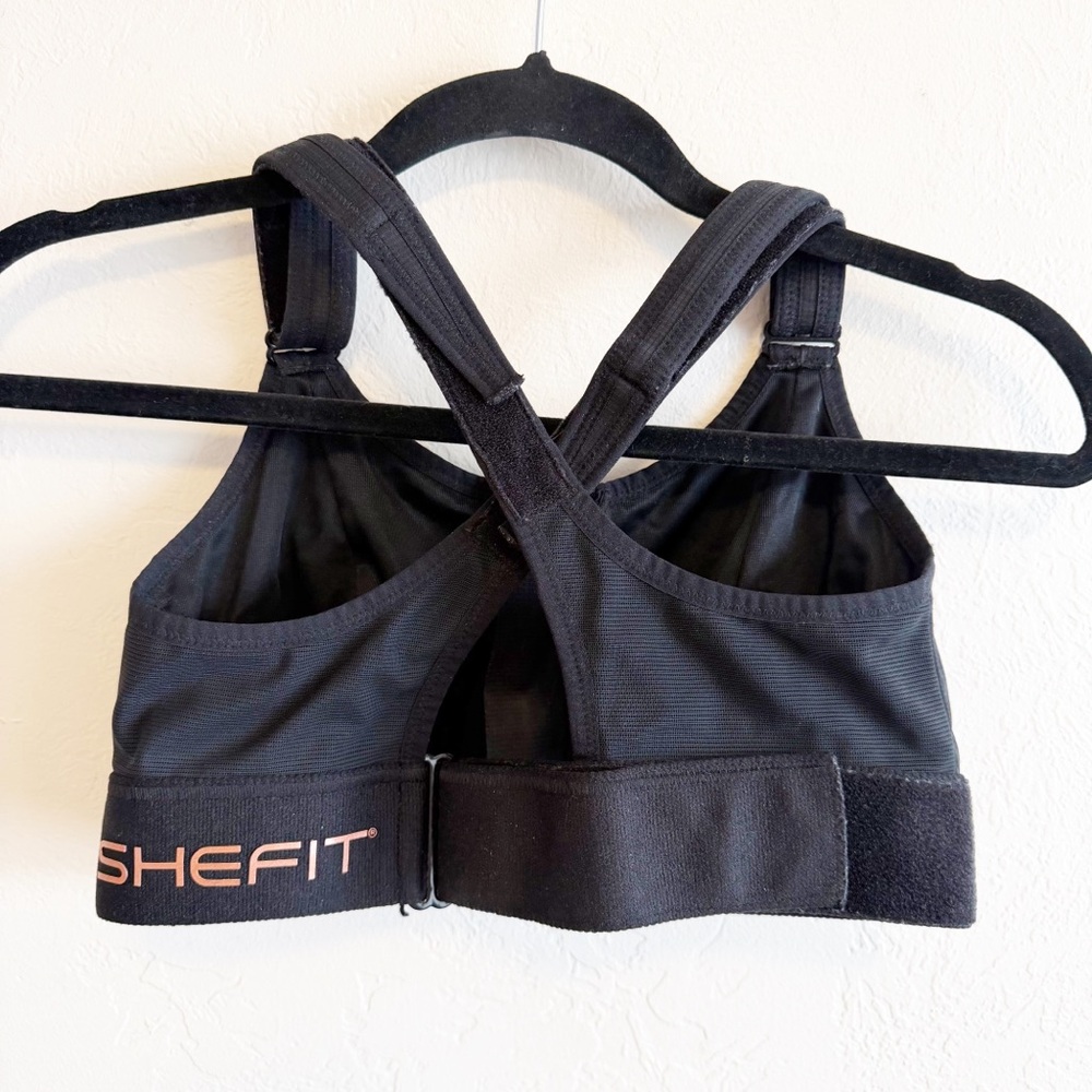 Shefit Black Sport Bra High Support Size M View 3